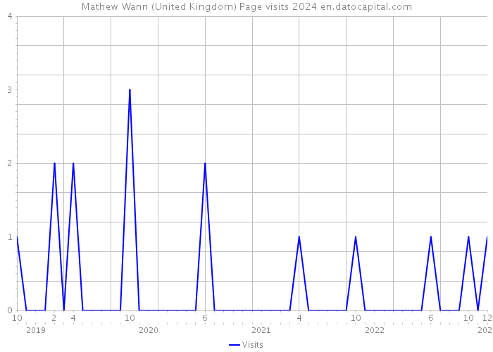 Mathew Wann (United Kingdom) Page visits 2024 