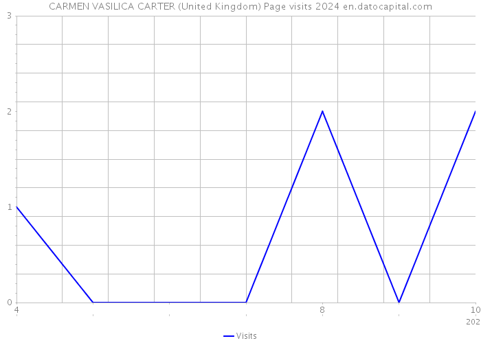 CARMEN VASILICA CARTER (United Kingdom) Page visits 2024 