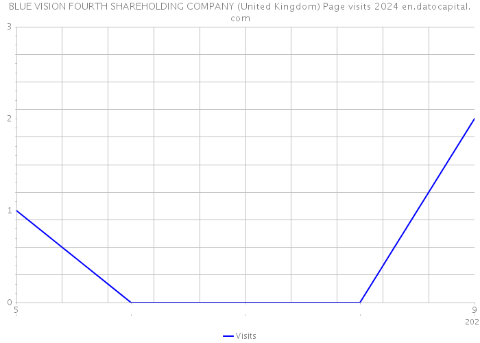 BLUE VISION FOURTH SHAREHOLDING COMPANY (United Kingdom) Page visits 2024 