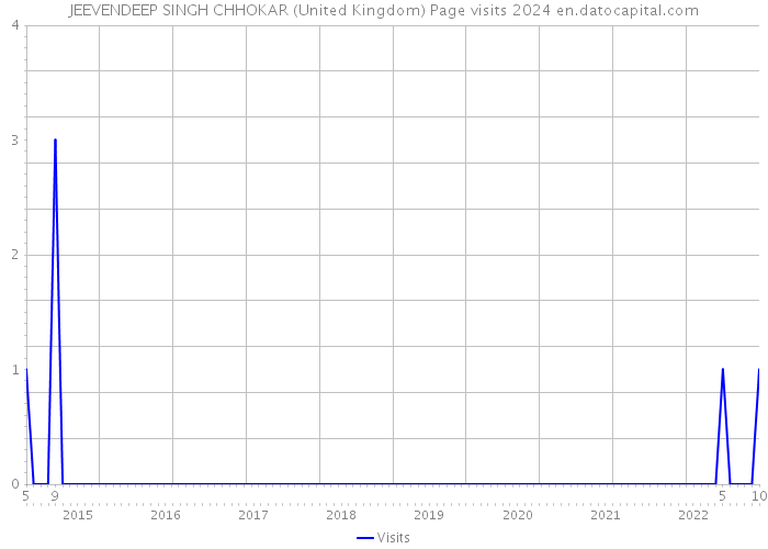JEEVENDEEP SINGH CHHOKAR (United Kingdom) Page visits 2024 
