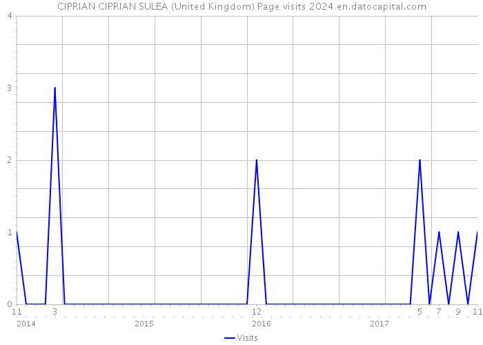 CIPRIAN CIPRIAN SULEA (United Kingdom) Page visits 2024 
