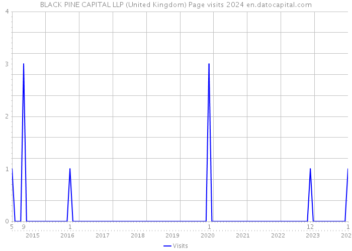 BLACK PINE CAPITAL LLP (United Kingdom) Page visits 2024 