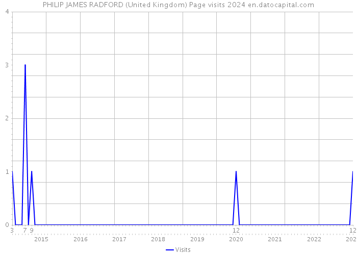 PHILIP JAMES RADFORD (United Kingdom) Page visits 2024 