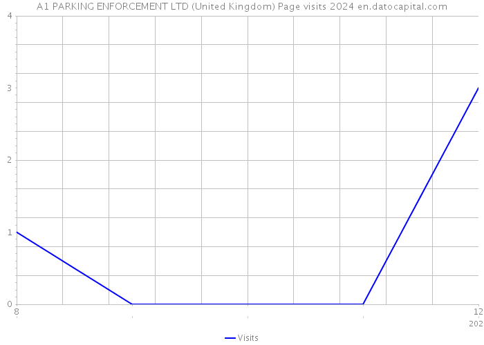 A1 PARKING ENFORCEMENT LTD (United Kingdom) Page visits 2024 