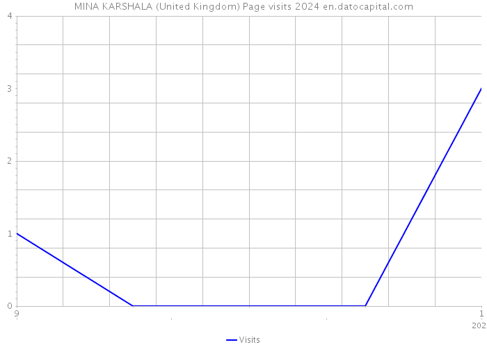 MINA KARSHALA (United Kingdom) Page visits 2024 