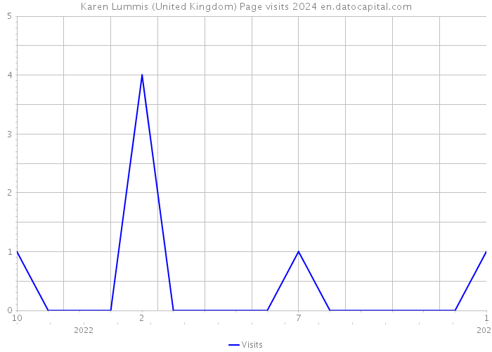 Karen Lummis (United Kingdom) Page visits 2024 