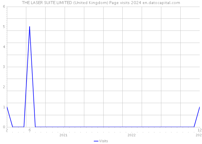 THE LASER SUITE LIMITED (United Kingdom) Page visits 2024 