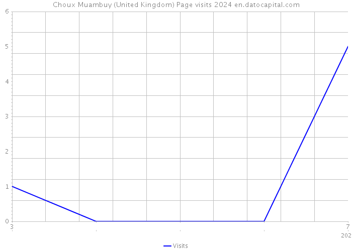 Choux Muambuy (United Kingdom) Page visits 2024 