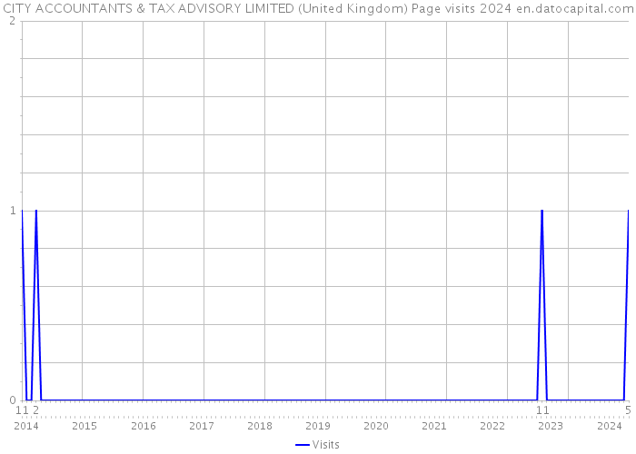 CITY ACCOUNTANTS & TAX ADVISORY LIMITED (United Kingdom) Page visits 2024 