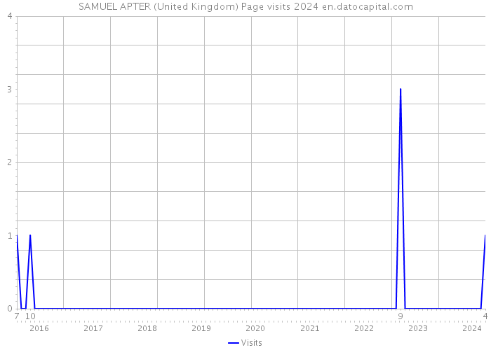 SAMUEL APTER (United Kingdom) Page visits 2024 