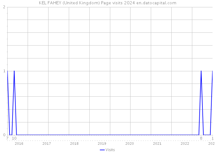 KEL FAHEY (United Kingdom) Page visits 2024 