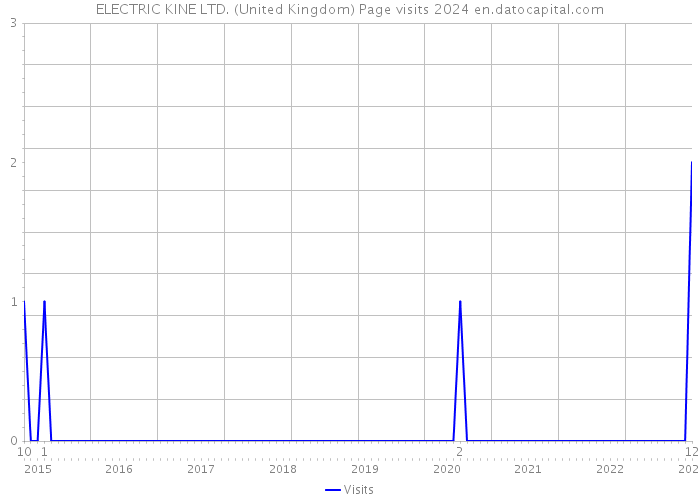ELECTRIC KINE LTD. (United Kingdom) Page visits 2024 