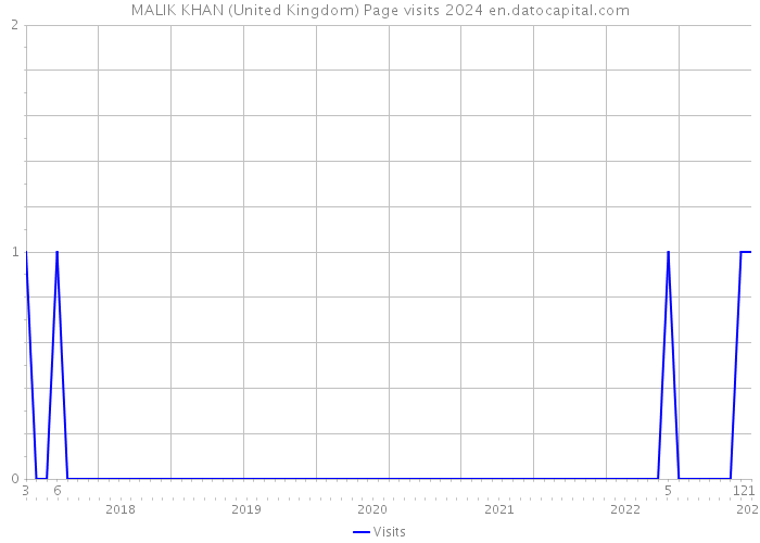 MALIK KHAN (United Kingdom) Page visits 2024 