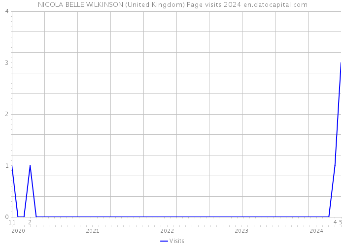 NICOLA BELLE WILKINSON (United Kingdom) Page visits 2024 