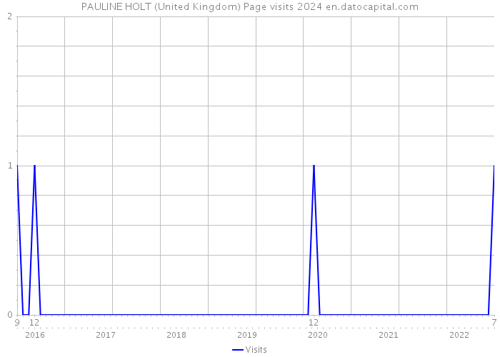 PAULINE HOLT (United Kingdom) Page visits 2024 