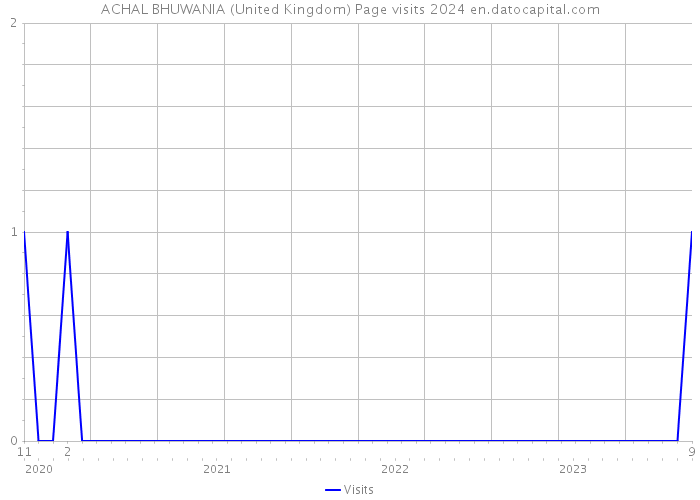 ACHAL BHUWANIA (United Kingdom) Page visits 2024 