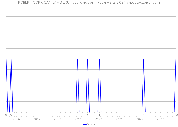 ROBERT CORRIGAN LAMBIE (United Kingdom) Page visits 2024 