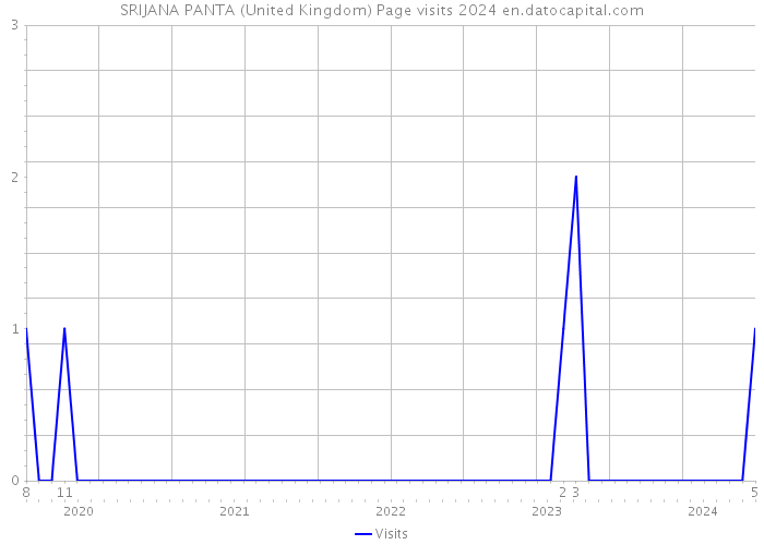 SRIJANA PANTA (United Kingdom) Page visits 2024 