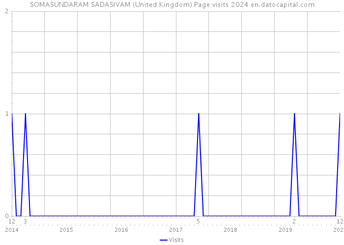 SOMASUNDARAM SADASIVAM (United Kingdom) Page visits 2024 
