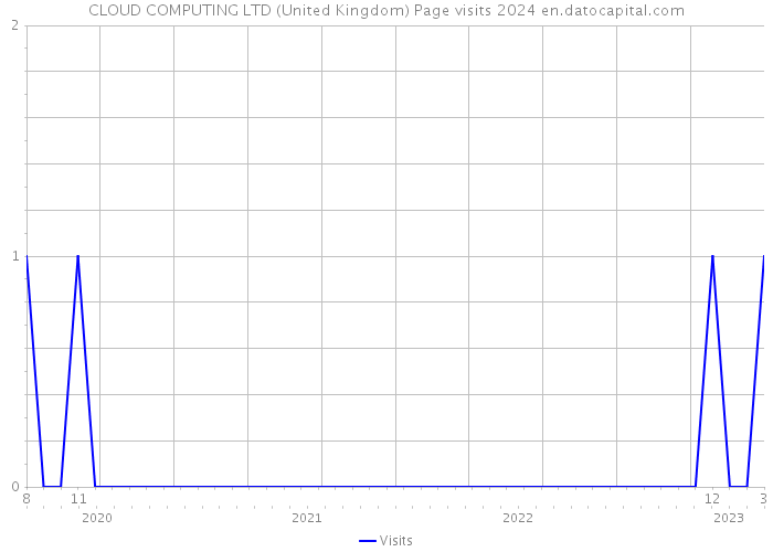 CLOUD COMPUTING LTD (United Kingdom) Page visits 2024 
