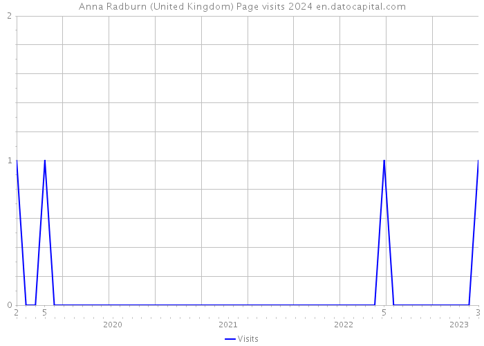 Anna Radburn (United Kingdom) Page visits 2024 