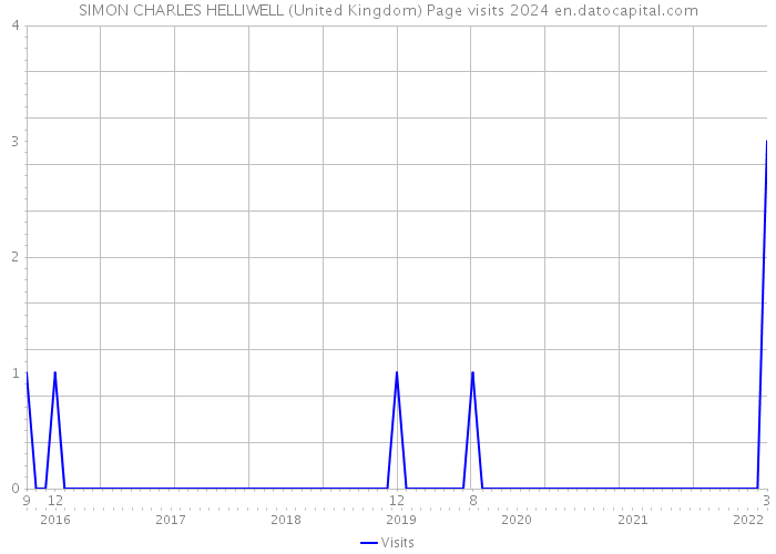 SIMON CHARLES HELLIWELL (United Kingdom) Page visits 2024 