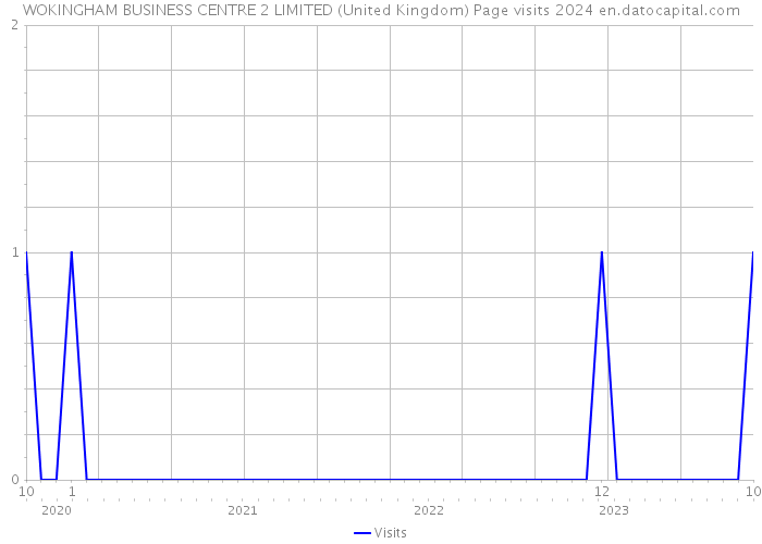 WOKINGHAM BUSINESS CENTRE 2 LIMITED (United Kingdom) Page visits 2024 