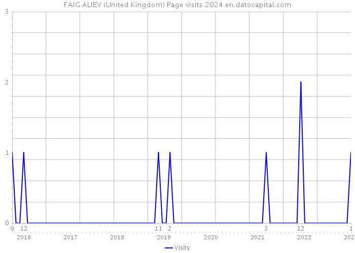 FAIG ALIEV (United Kingdom) Page visits 2024 