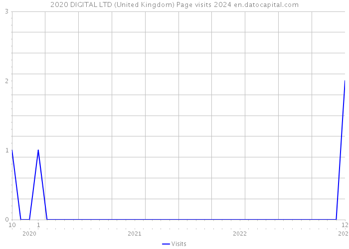 2020 DIGITAL LTD (United Kingdom) Page visits 2024 