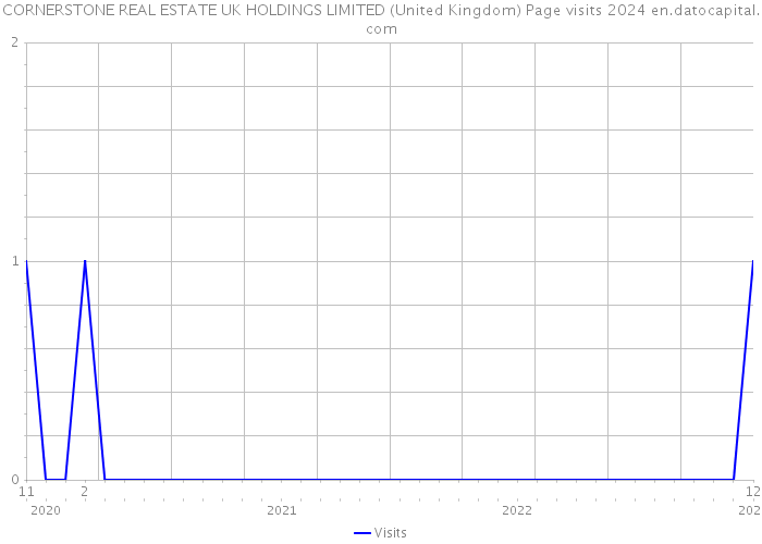 CORNERSTONE REAL ESTATE UK HOLDINGS LIMITED (United Kingdom) Page visits 2024 