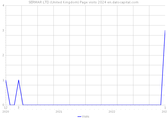 SERMAR LTD (United Kingdom) Page visits 2024 