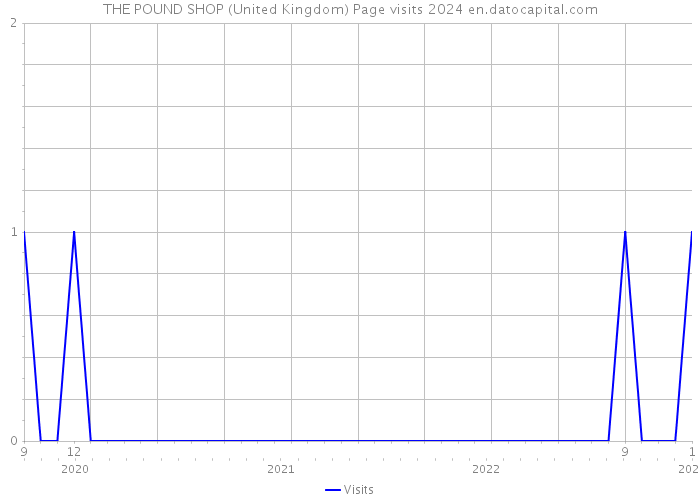 THE POUND SHOP (United Kingdom) Page visits 2024 