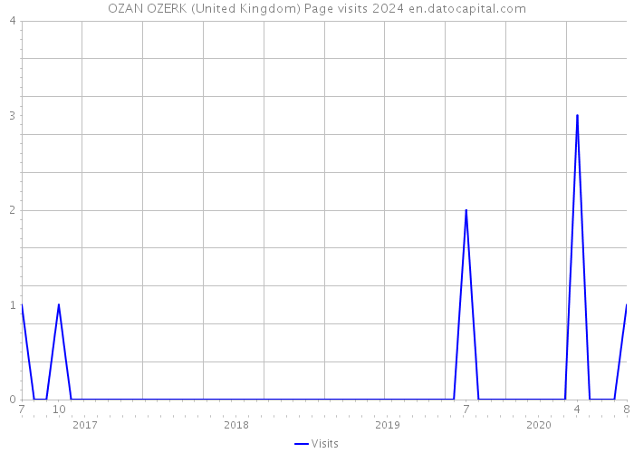 OZAN OZERK (United Kingdom) Page visits 2024 