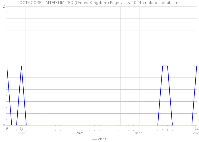 OCTACORE LIMTED LIMITED (United Kingdom) Page visits 2024 