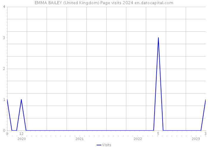 EMMA BAILEY (United Kingdom) Page visits 2024 