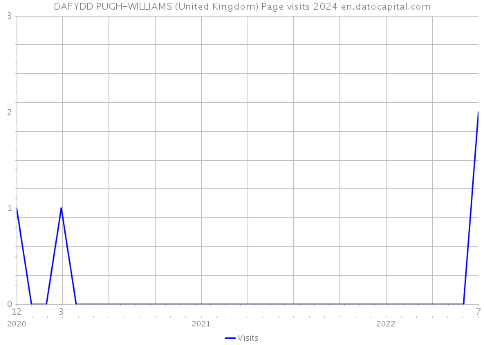 DAFYDD PUGH-WILLIAMS (United Kingdom) Page visits 2024 