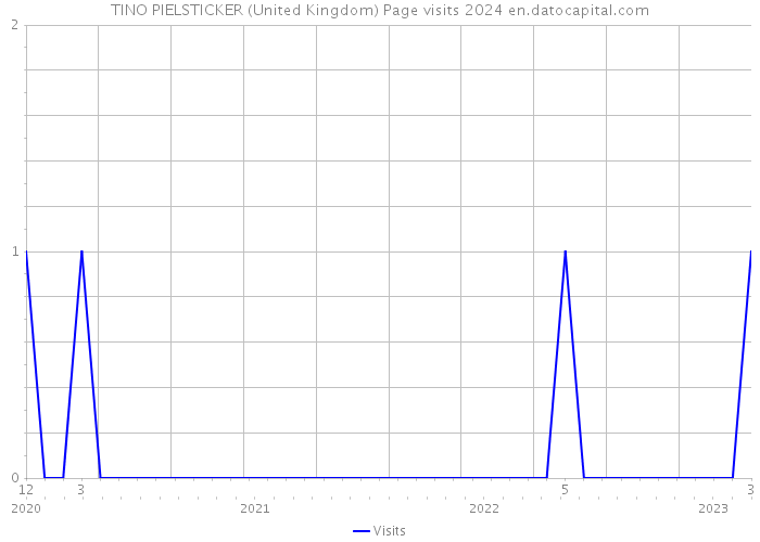 TINO PIELSTICKER (United Kingdom) Page visits 2024 