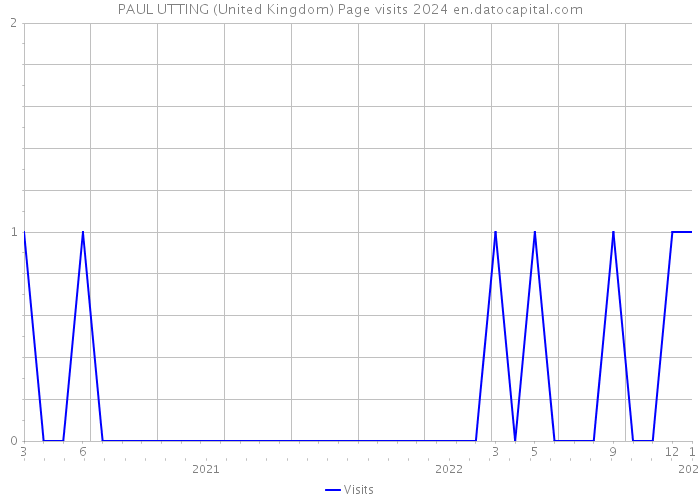 PAUL UTTING (United Kingdom) Page visits 2024 