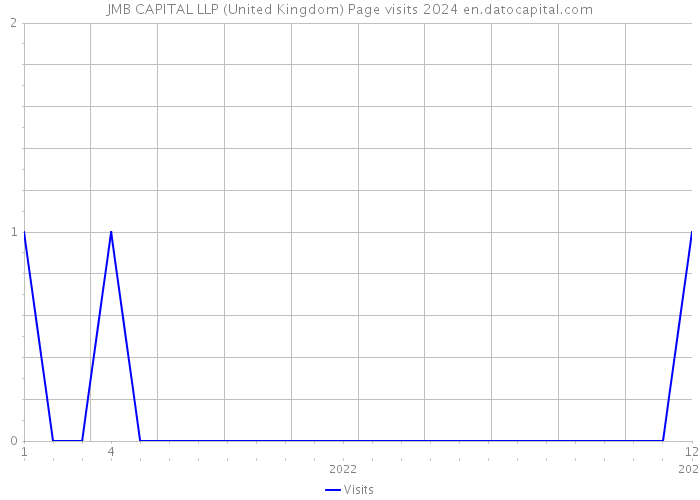 JMB CAPITAL LLP (United Kingdom) Page visits 2024 