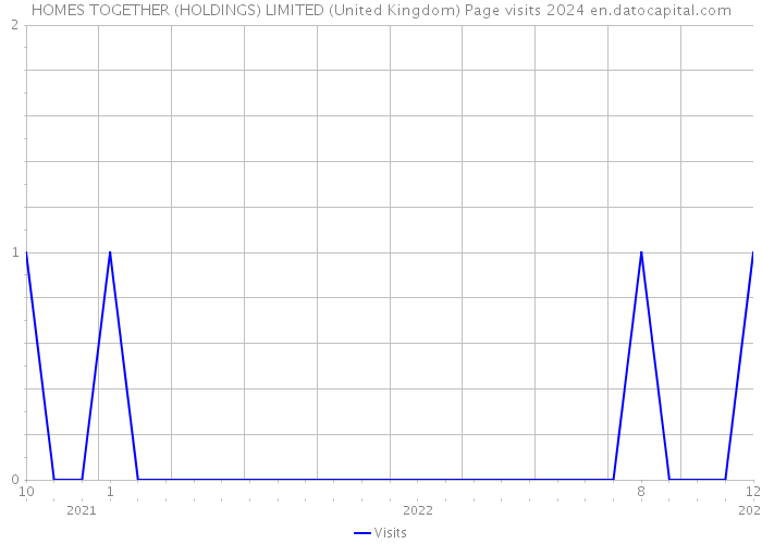 HOMES TOGETHER (HOLDINGS) LIMITED (United Kingdom) Page visits 2024 