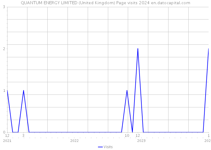QUANTUM ENERGY LIMITED (United Kingdom) Page visits 2024 