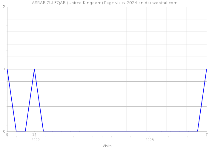 ASRAR ZULFQAR (United Kingdom) Page visits 2024 