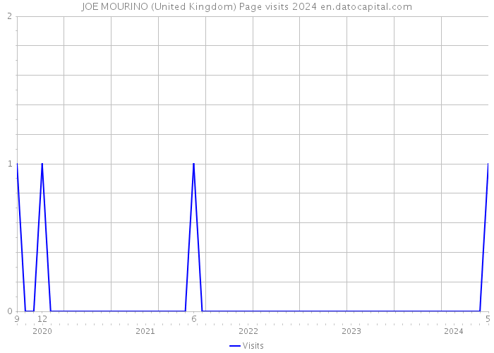 JOE MOURINO (United Kingdom) Page visits 2024 