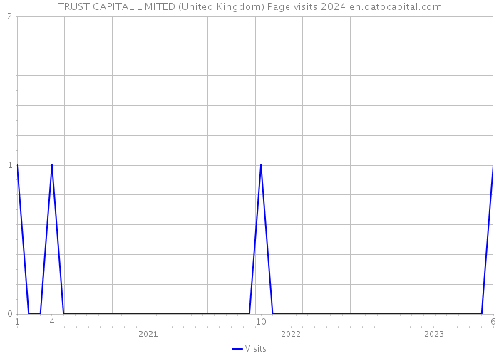 TRUST CAPITAL LIMITED (United Kingdom) Page visits 2024 