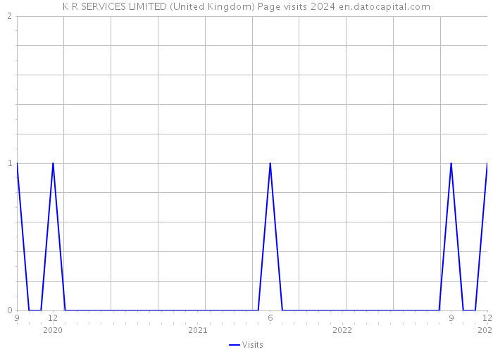 K R SERVICES LIMITED (United Kingdom) Page visits 2024 