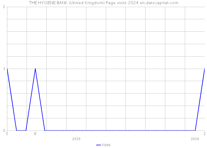 THE HYGIENE BANK (United Kingdom) Page visits 2024 