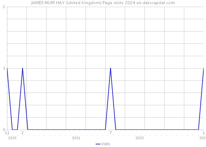 JAMES MUIR HAY (United Kingdom) Page visits 2024 