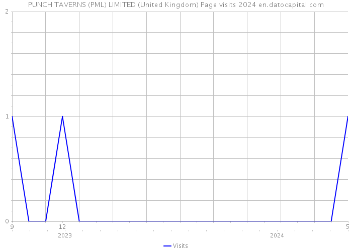 PUNCH TAVERNS (PML) LIMITED (United Kingdom) Page visits 2024 