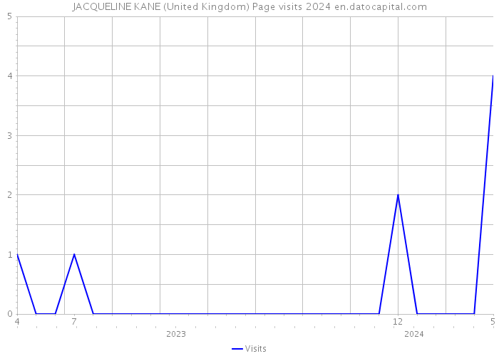 JACQUELINE KANE (United Kingdom) Page visits 2024 