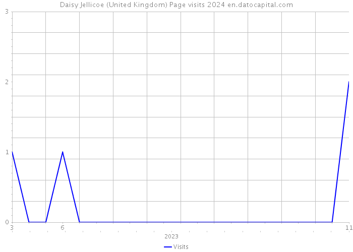 Daisy Jellicoe (United Kingdom) Page visits 2024 